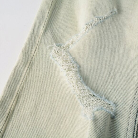 Ksubi Washed Distressed Ripped Raw Edge Skinny Jeans - Picture 11 of 12